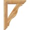 Ekena Millwork Funston Slat Rough Sawn Bracket w/ Offset Brace, Western Red Cedar, 8"W x 36"D x 48"H BKT0806X36X48FST06RWR - alternate 4